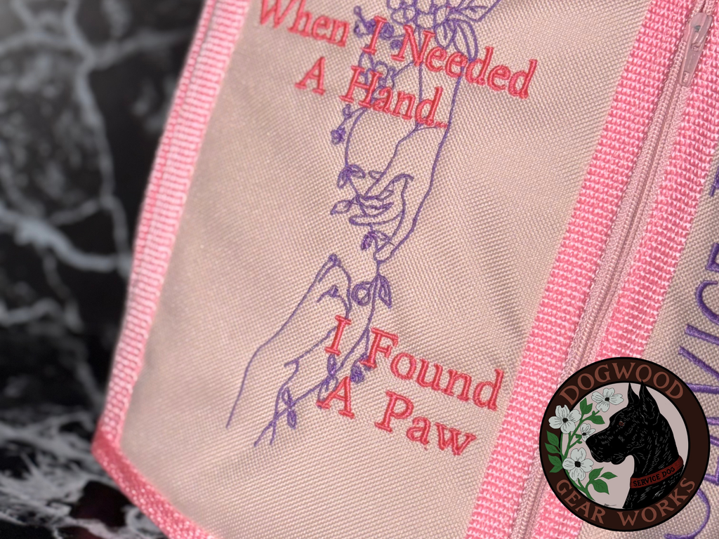 “When I Needed a Hand, I Found a Paw” Cape