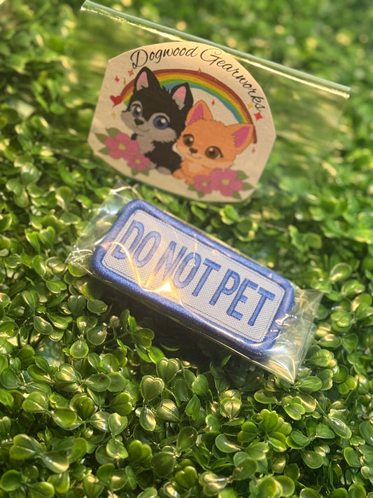 DO NOT PET PATCH