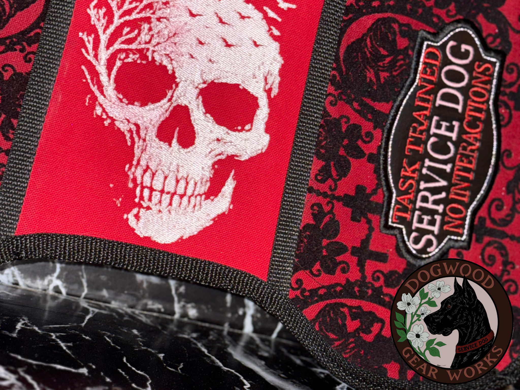 Bleeding skull vest (discounted)