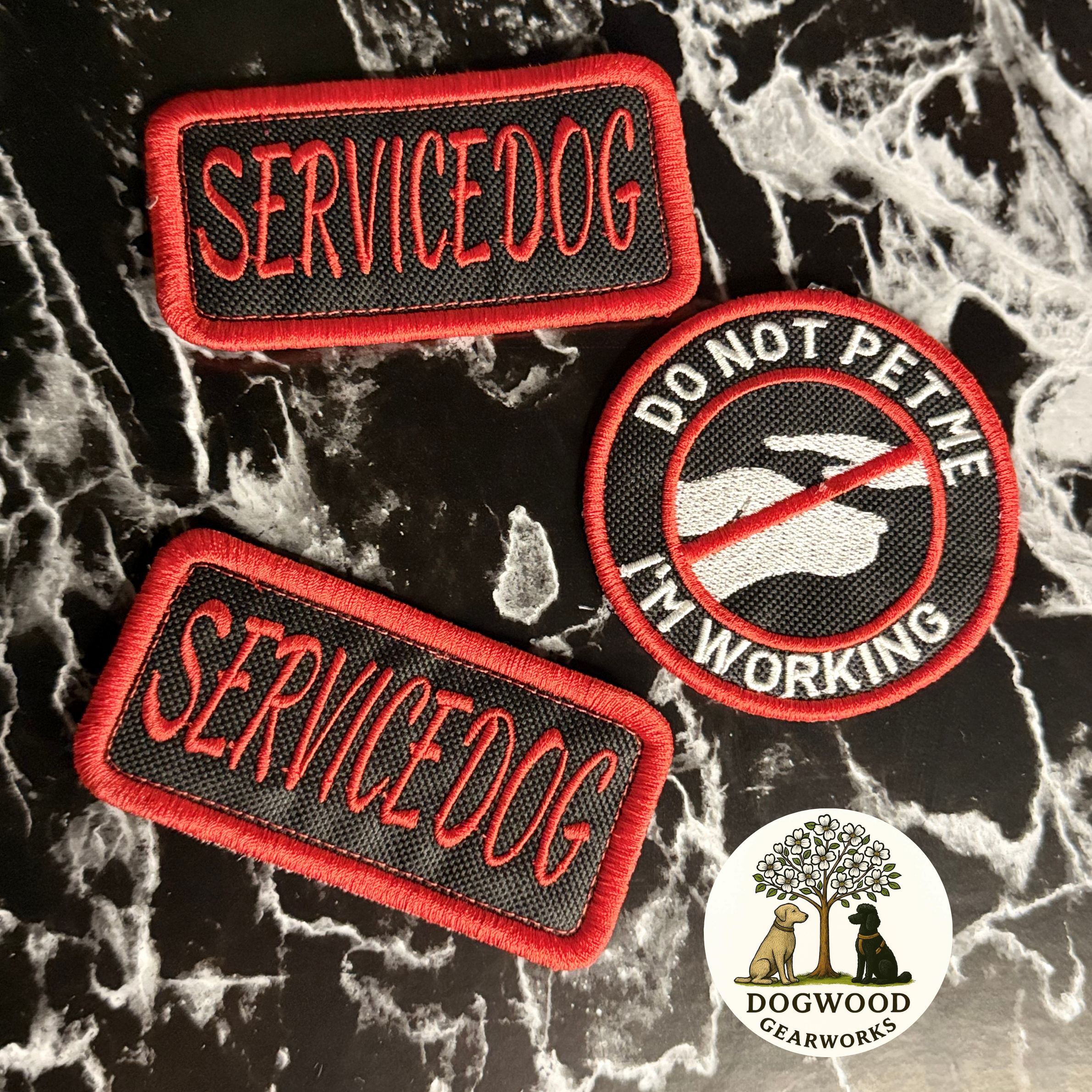 Service Dog Patch Set